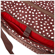 Roka Gatwick Medium Recycled Canvas Duffle Bag - Brown Dot