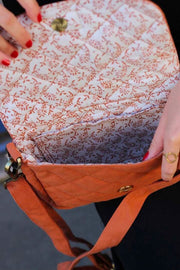 Hindbag Margault Quiltad axelväska - Sienna