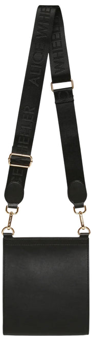 Alice Wheeler London Bloomsbury Crossbody-väska - Svart/Leopard
