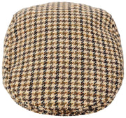 Dents Blashford Tweed Flat Cap - Brun
