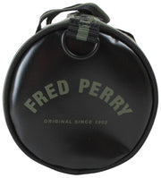 Fred Perry Classic Mini Barrel Bag - Laurel Wreath Grön/Svart