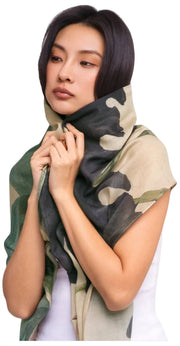 Powder Midnight Orchid Wrap Scarf - Vit