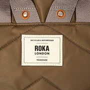 Roka Canfield B Medium Återvunnen Nylon Ryggsäck - Army Green