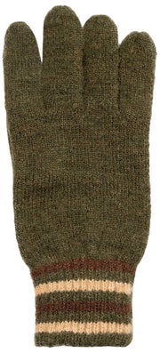 Dents Salcombe Rib Knit Gloves - Olivgrön