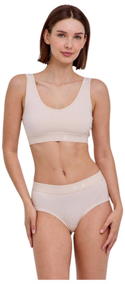 Falke Daily Comfort 2-Pack Bustier Bralette - Blå/Beige