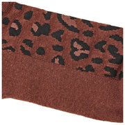 Roka Wembley Anke Socks - Mini Leopard Organic Brown