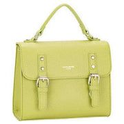 David Jones Medium Grab Satchel - Lemon Green