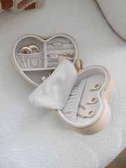 Stackers Heart Travel Smyckeskrin - Blush Raffia