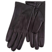 isotoner-smartouch™-three-point-leather-gloves---black-34518546
