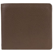 Dents Aire Coin Bifold Wallet - Chokladbrun