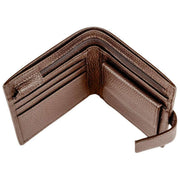 Dents Aire Coin Bifold Wallet - Chokladbrun