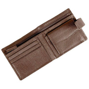 Dents Aire Coin Bifold Wallet - Chokladbrun