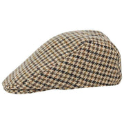 Dents Blashford Tweed Flat Cap - Brun