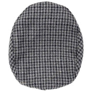 Dents Blashford Tweed Flat Cap - Kolgrå