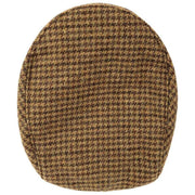 Dents Blashford Tweed Flat Cap - Chestnut Brown