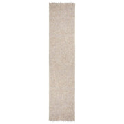 Dents Boucle Fringe Scarf - Havregrynsgröt Beige