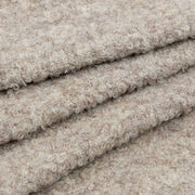 Dents Boucle Fringe Scarf - Havregrynsgröt Beige