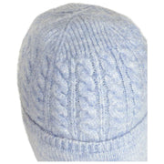 Dents Cable Knit Beanie Hat - Blekblå