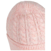 Dents Cable Knit Beanie Hat - Ljusrosa