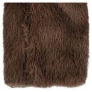 Dents Fingerless fuskpälsvantar - Mocca Brown