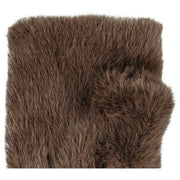 Dents Fingerless fuskpälsvantar - Mocca Brown