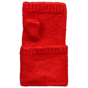 Dents Fingerless Stickade Handledsvärmare - Berry Red