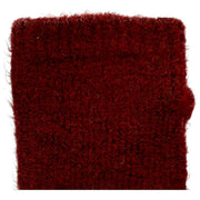 Dents Fingerless Stickade Handledsvärmare - Burgundy