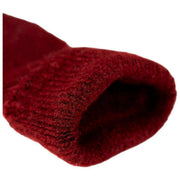 Dents Fingerless Stickade Handledsvärmare - Burgundy
