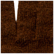 Dents Knitted Stripe Cuff Handskar - Chokladbrun