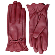Dents Mosie Touchscreen Läderhandskar - Shiraz Burgundy