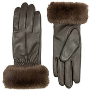 Dents Nieve Touchscreen Läderhandskar - Mocca Brown