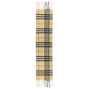 Dents Rutig Rutig filt Scarf - Kola Beige/Svart