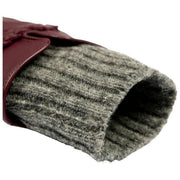 Dents Renee Touchscreen Läderhandskar - Damson Burgundy/Charcoal Grey