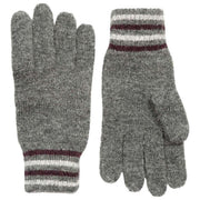 Dents Salcombe Rib Knit Gloves - Kolgrå