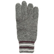 Dents Salcombe Rib Knit Gloves - Kolgrå