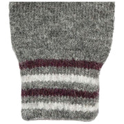Dents Salcombe Rib Knit Gloves - Kolgrå