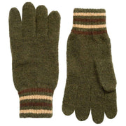 Dents Salcombe Rib Knit Gloves - Olivgrön