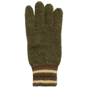 Dents Salcombe Rib Knit Gloves - Olivgrön