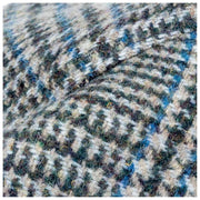 Dents Stanwick Tweed Flat Cap - Blå
