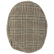 Dents Stanwick Tweed Flat Cap - Brun