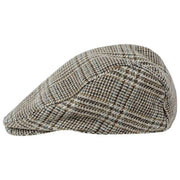 Dents Stanwick Tweed Flat Cap - Brun