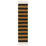 Dents Stripe Blanket Scarf - Camel Beige/Svart