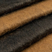 Dents Stripe Blanket Scarf - Camel Beige/Svart