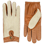Dents The Suited Racer Hatcher Läder körhandskar - Cognac Tan