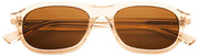 MessyWeekend Travis Blue Light Läsglasögon - Brun/Peach Beige