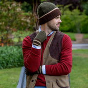 Dents Salcombe Rib Knit Gloves - Olivgrön