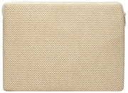 Hindbag Ava Medium Weave 15-tums laptopfodral - Nude Beige