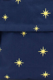 Kind Bag London Hackney broderad medium ryggsäck - Navy Stars