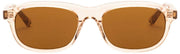 MessyWeekend Travis Blue Light Läsglasögon - Brun/Peach Beige