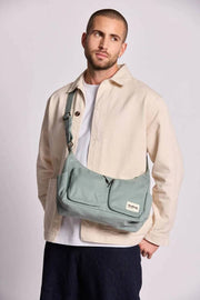 Hindbag Emile Multi Pocket Axelväska - Sage Green